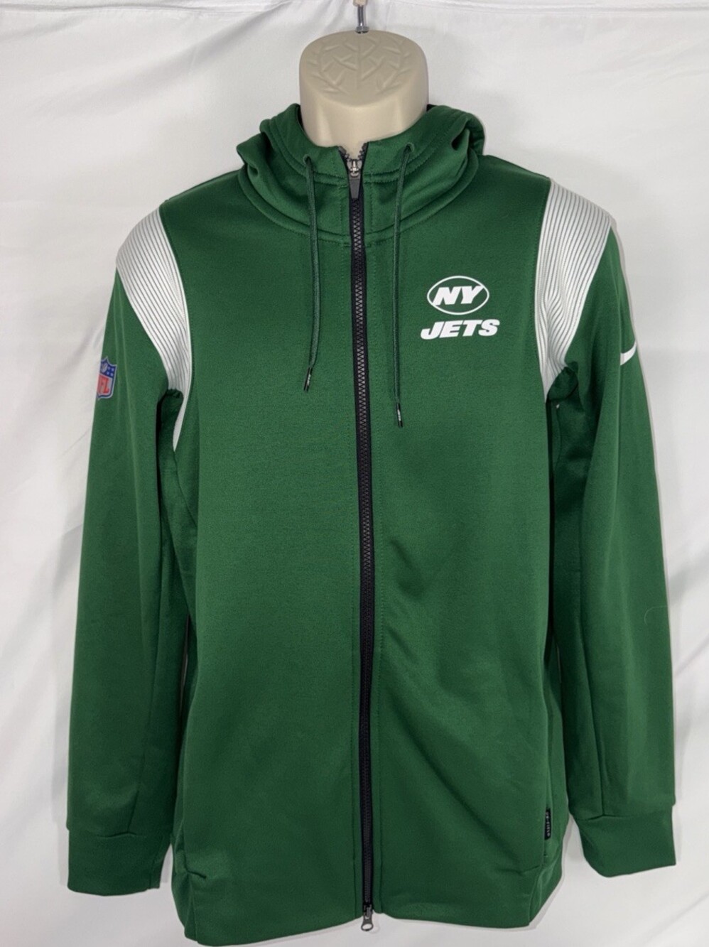 Nike Therma-FIT NY Jets Football Men’s Small  Team Apparel Zip Up Hoodie NY